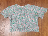Flowy Rayon Print Blouse <br> (B-44" W-38")