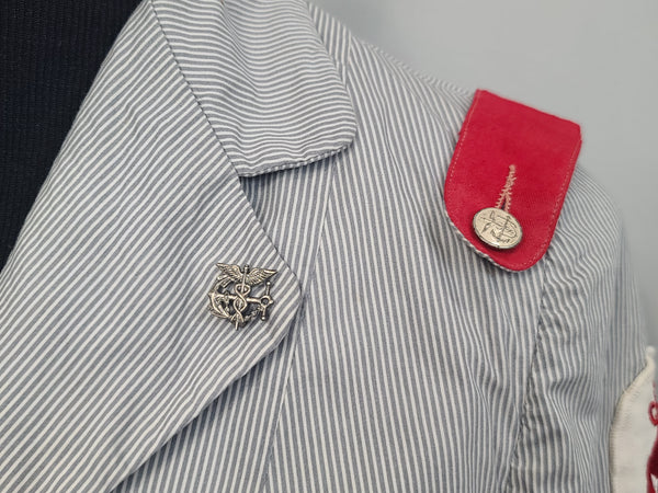 Cadet Nurse Uniform Jacket & Skirt <br> (B-35" W-26" H-37")