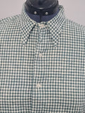 German Civilian Shirt Green and White Check 44" Chest