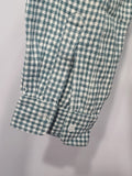 German Civilian Shirt Green and White Check 44" Chest