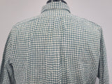 German Civilian Shirt Green and White Check 44" Chest