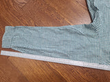 German Civilian Shirt Green and White Check 44" Chest