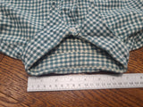 German Civilian Shirt Green and White Check 44" Chest