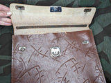 German Brown Leather Briefcase
