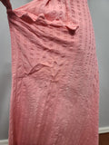 Pink Seersucker Sleeveless Dress <br> (B-33" W-26")