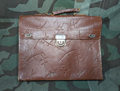 German Brown Leather Briefcase