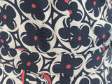 Flower and Person in Archway Novelty Print Dress <br> (B-41" W-28" H-41")