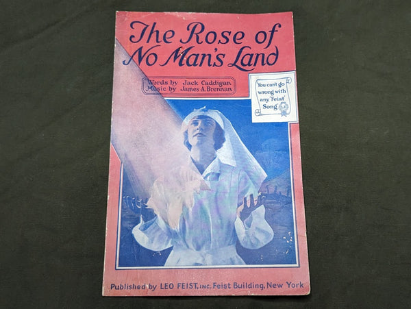 WWI "The Rose of No Man's Land" Sheet Music