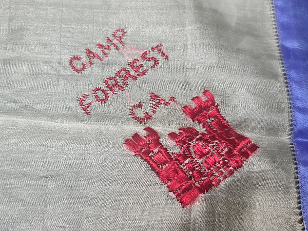 Camp Forrest GA Engineer Silk Sweetheart Hankie