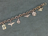 US Armed Forces Charm Sweetheart Bracelet