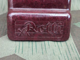 AH Rolli Red Brown Bakelite Ink Blotter