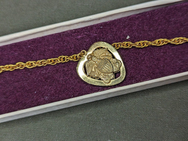 US Navy Officers Sweetheart Bracelet in Box