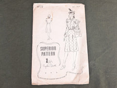Vintage 1940s Complete Dress Pattern (Bust 40)