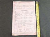Vintage 1940s Complete Dress Pattern (Bust 40)