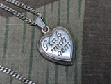 German "Hab Mich Gern" Necklace 835 Silver