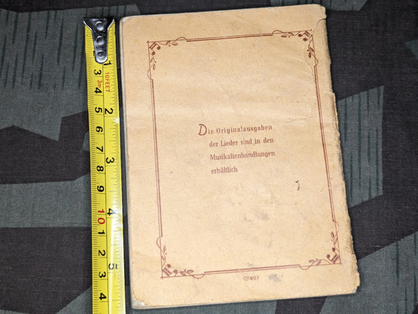 Lieder Buch Für Front und Heimat Song Book 1942