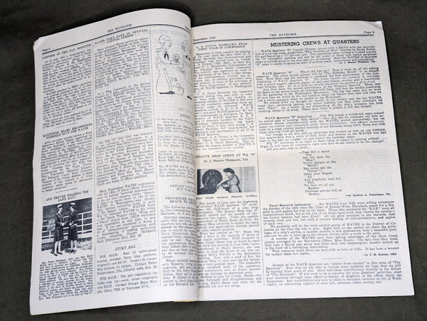 WAVES Havelock Newsletter Magazine Sept 1944