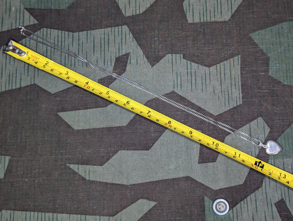 German "Hab Mich Gern" Necklace 835 Silver