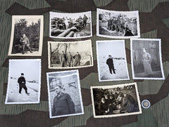 Lot of 9 Original German Luftwaffe Photos
