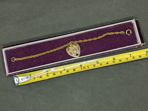 US Navy Officers Sweetheart Bracelet in Box