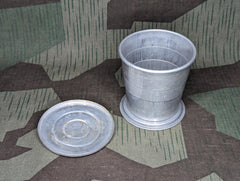Collapsible Aluminum Cup w/ Lid