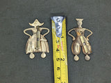 Dancing Man and Woman Pin Set