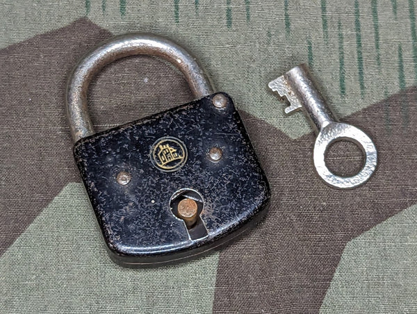 Small German Lock with Key
