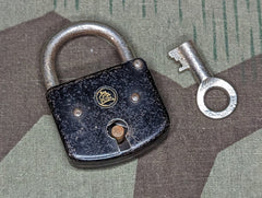 Small German Lock with Key