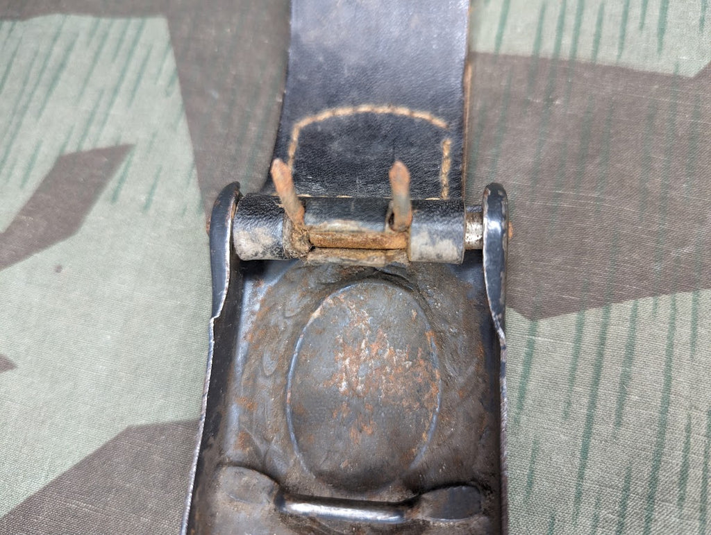 1941 DeNazified Steel Luftwaffe Belt Buckle