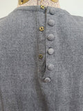 German Gray Dress <br> (B-34" W-27.5" H-35")
