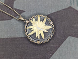 German Edelweiss Flower Necklace