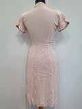 Pink Line Plaid Dress <br> (B-35" W-25" H-37")