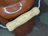 Brown Enamel Milk Can