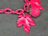 Red Leaf Necklace