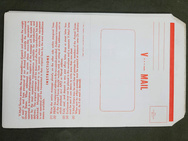 V-Mail Packet of 24 Envelopes