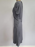German Gray Dress <br> (B-34" W-27.5" H-35")