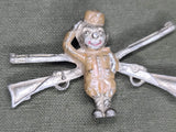 Soldier and Crossed Rifles Pin (AS-IS)