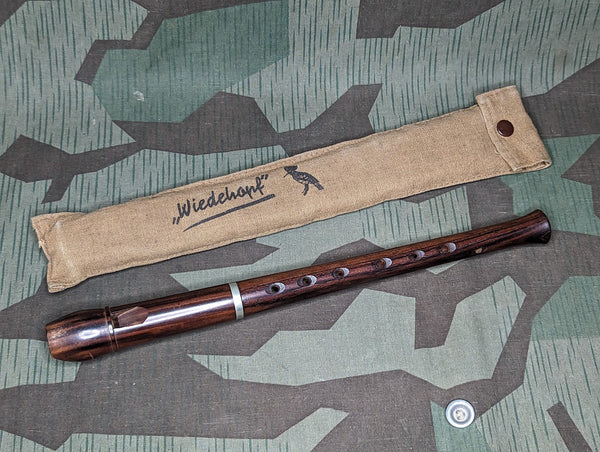 Wiedehopf Reccorder Blockflöte in Pouch