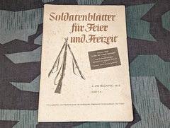 Soldatenblätter für Feier und Freizeit 4.Jahrgang 1943 Heft 9