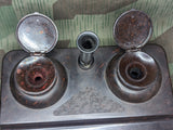 Bakelite Desk Inkwell Set Helit DRGM