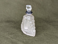 Art Deco Glass Perfume Bottle