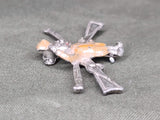 Soldier and Crossed Rifles Pin (AS-IS)