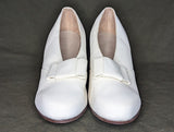 White Marine Corps Bow Pump Shoes Size 10 D