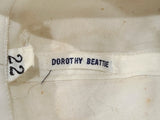 WAVES Seersucker & Navy Garrison Caps & White Topper (Size 22 & 22 1/2) Named