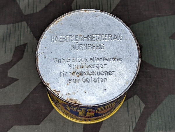 Yellow Haeberlein Metzger Lebkuchen Cookie Tin