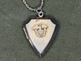 Navy Officer's Sweetheart Locket Necklace