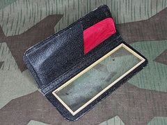 Red Pocket Comb with Mirror