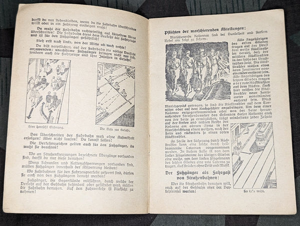 Original NSDAP Traffic Manual "Traffic Discipline is Your Duty!"