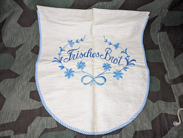 Embroidered Frisches Brot Bread Bag
