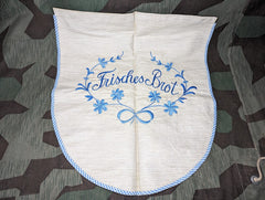 Embroidered Frisches Brot Bread Bag